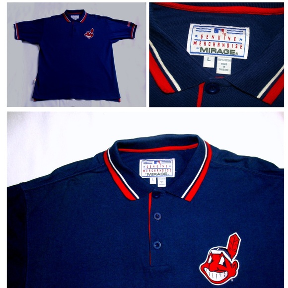 cleveland indians button down shirt
